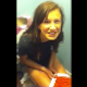 A girl is video-recorded as she tries to takes a late night poop while sitting on a toilet. She farts loudly, but the girl explains that the poop crawled back up into her butt. No success.